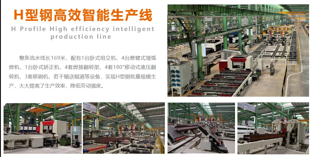 H型鋼生產線 H型鋼生產線