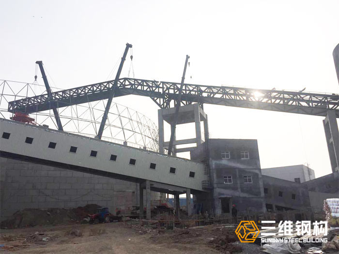 三維鋼結構連廊案例圖示1