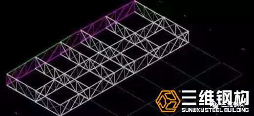 鋼結構工程單品主桁架安裝